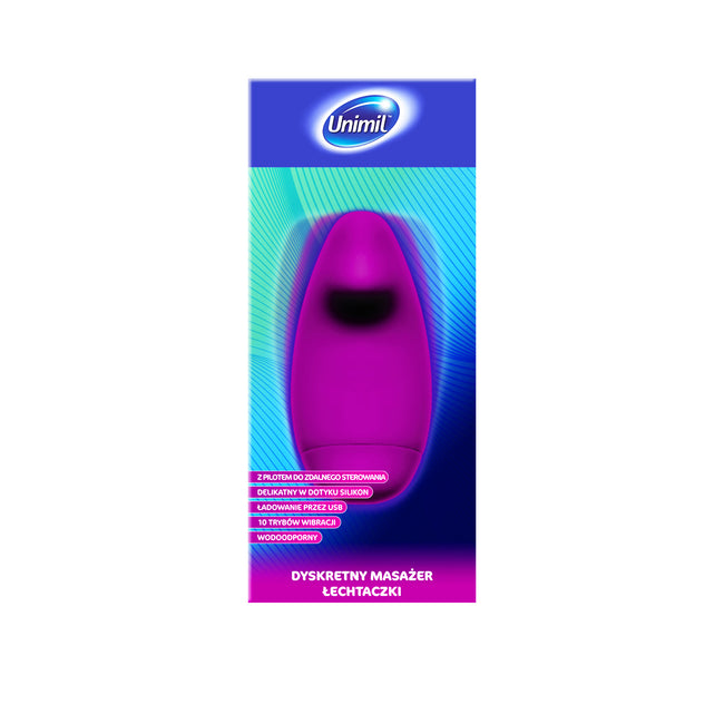 Unimil Discreet Clitoral Massager dyskretny wibrator do stymulacji łechtaczki