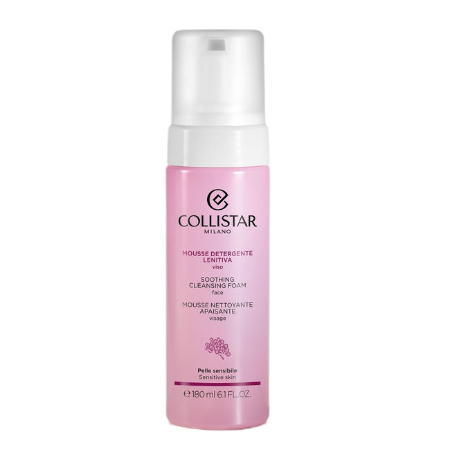 Collistar Soothing Cleansing Foam łagodząca pianka oczyszczająca do twarzy 180ml