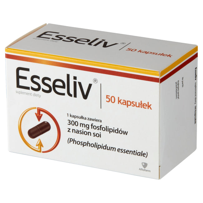 Esseliv Suplement diety wspomagający wątrobę 50 kapsułek