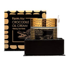 FarmStay Crocodile Oil Cream krem do twarzy z olejkiem z krokodyla 70g