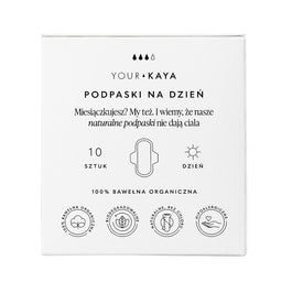 Your Kaya Organiczne podpaski na dzień 10szt.