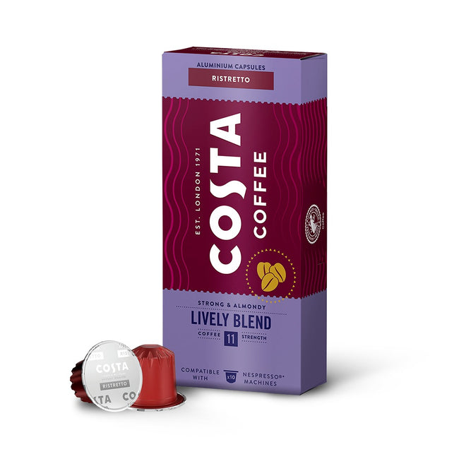 COSTA COFFEE The Lively Blend Ristretto kawa w kapsułkach 10szt.