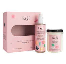 Hagi Wakacje na Bali zestaw świeca sojowa 215ml + olejek do ciała 100ml