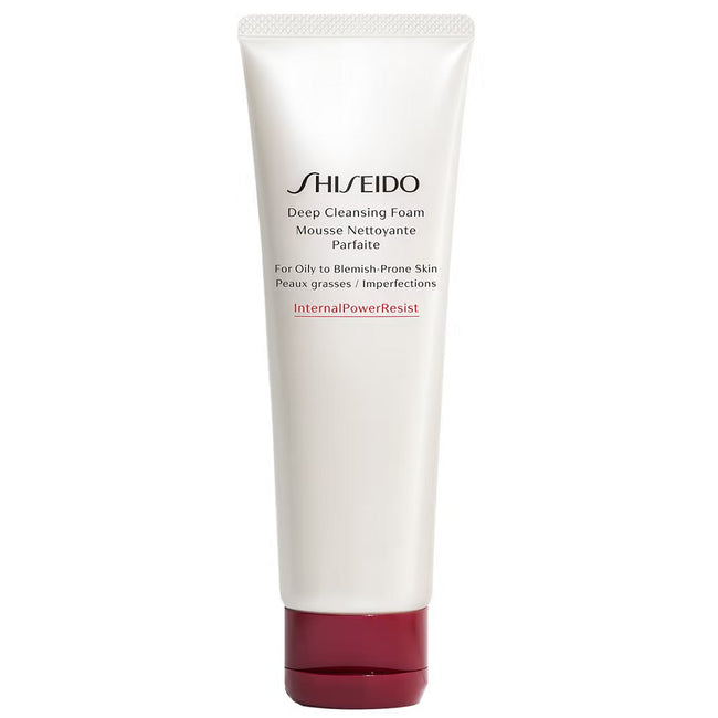 Shiseido Deep Cleansing Foam głęboko oczyszczająca pianka do cery tłustej i skłonnej do niedoskonałości 125ml