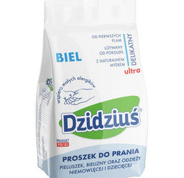 Dzidziuś Hipoalergiczny proszek do prania odzieży niemowlęcej i dziecięcej Biel 1.5kg