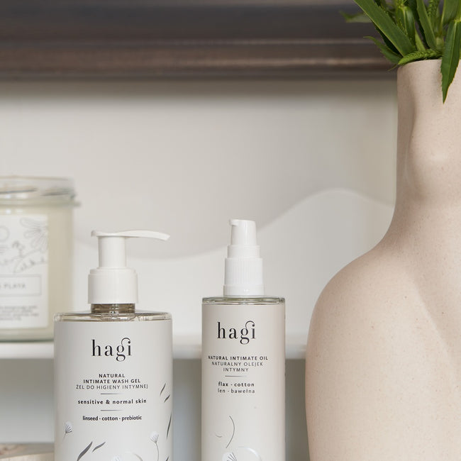 Hagi Naturalny olejek intymny Len i Bawełna 100ml