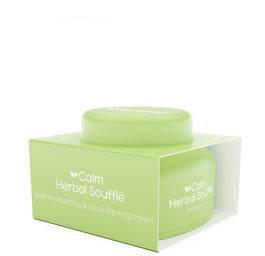 Nacomi Calm Herbal Souffle kremowy suflet wyciszający przeciwtrądzikowy do twarzy 50ml