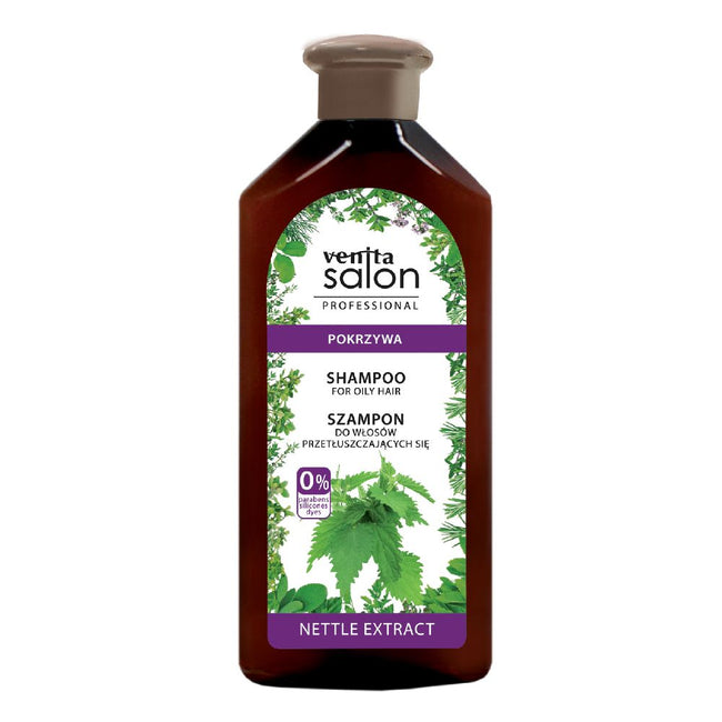 Venita Salon Professional Shampoo For Oily Hair szampon ziołowy do włosów przetłuszczających się Pokrzywa 500ml