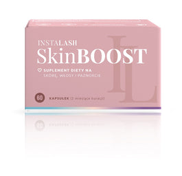 Instalash SkinBoost suplement diety na skórę włosy rzęsy i paznokcie 60 kapsułek