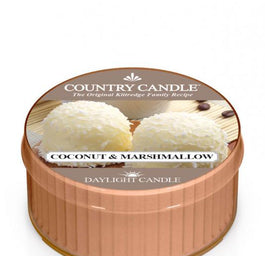 Country Candle Daylight świeczka zapachowa Coconut Marshmallow 42g