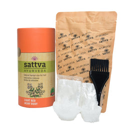 Sattva Natural Herbal Dye for Hair naturalna ziołowa farba do włosów Light Red 150g