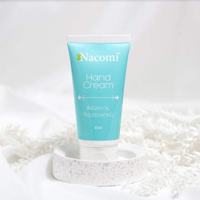 Nacomi Hand Cream Argan Oil Rejuvenating odmładzający krem do rąk z olejem arganowym 85ml