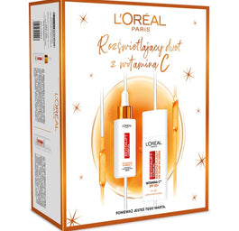 L'Oreal Paris Revitalift Clinical zestaw rozświetlające serum do twarzy 30ml + rozświetlający krem na dzień SPF50+ 50ml