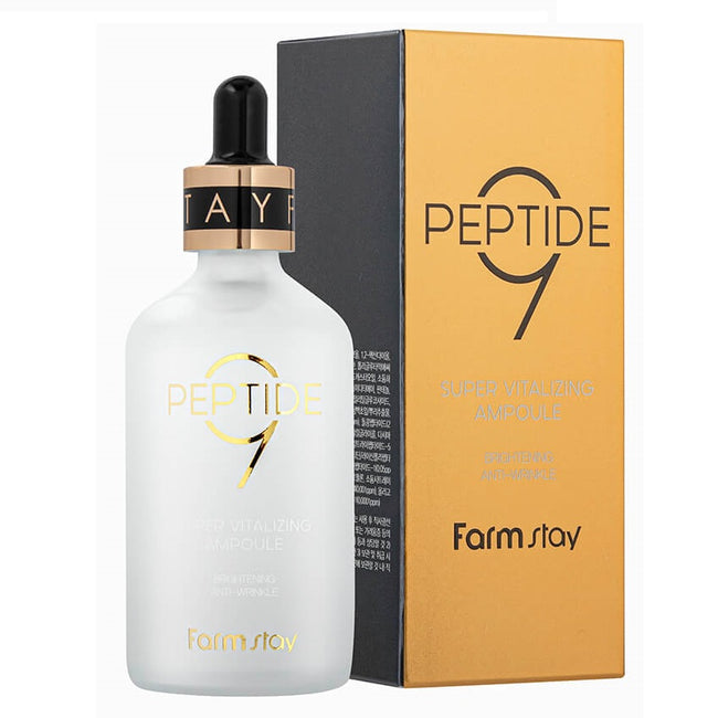 FarmStay Peptide9 Super Vitalizing Ampoule witalizująca ampułka do twarzy 100ml