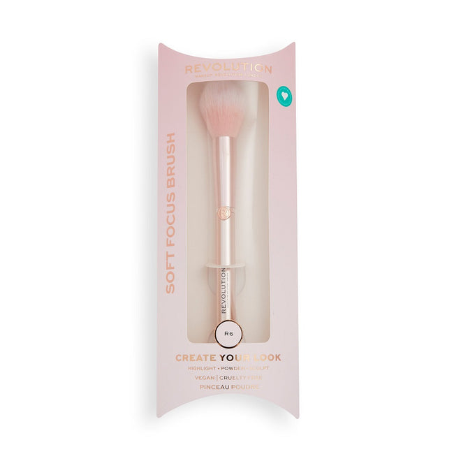 Makeup Revolution Create Soft Focus Brush pędzel do precyzyjnego konturowania R6