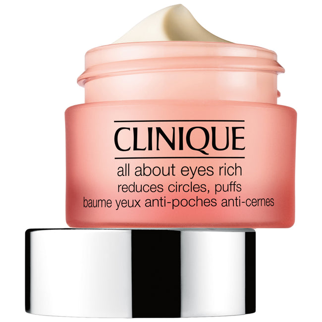 Clinique All About Eyes™ Rich Cream bogaty krem pod oczy redukujący sińce i opuchliznę oraz linie i drobne zmarszczki 15ml