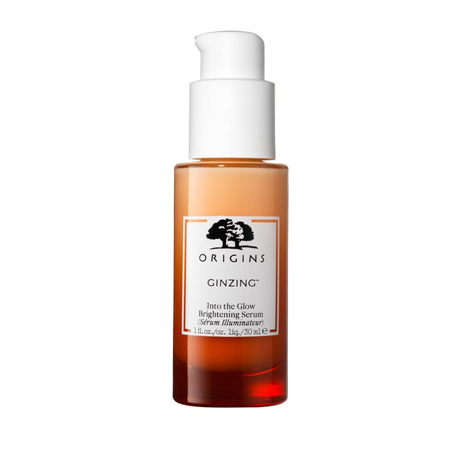 Origins GinZing™ Into the Glow Brightening Serum serum rozświetlające z witaminą C i kwasami AHA i BHA 30ml
