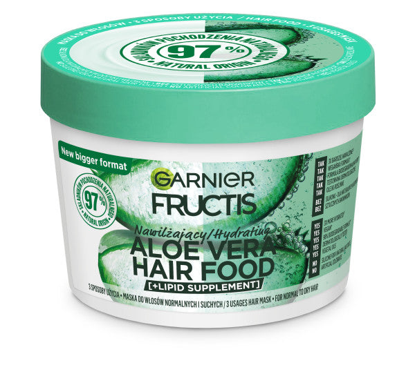 Garnier Fructis Aloe Hair Food maska do włosów normalnych i suchych 400ml