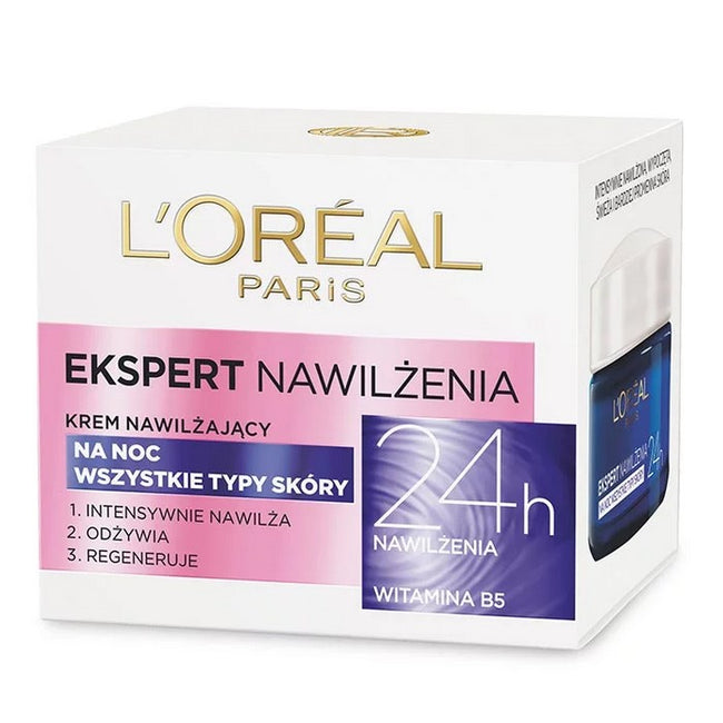 L'Oreal Paris Ekspert Nawilżenia krem nawilżający na noc 50ml
