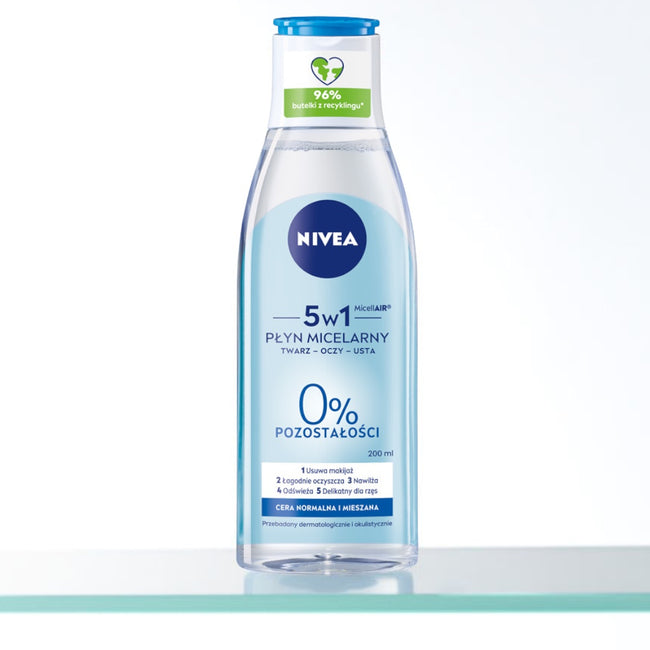 Nivea Fresh Care zestaw lekki odżywczy krem do twarzy 5w1 100ml + pielęgnujący płyn micelarny 200ml