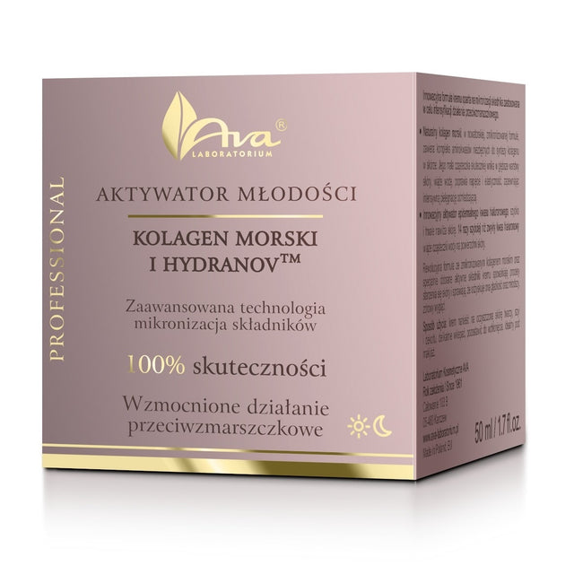 Ava Laboratorium Aktywator Młodości krem do twarzy Kolagen i Hydranov 50ml