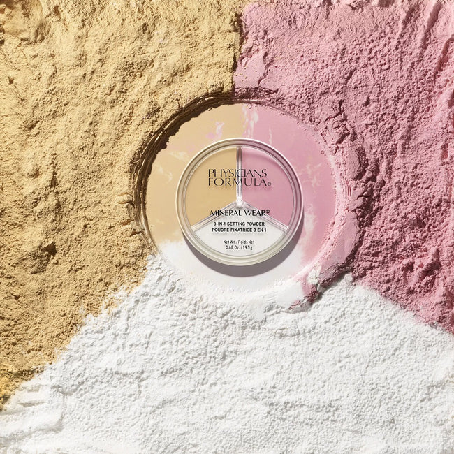 Physicians Formula Mineral Wear 3-in-1 Setting Powder puder utrwalający 3w1 19.5g