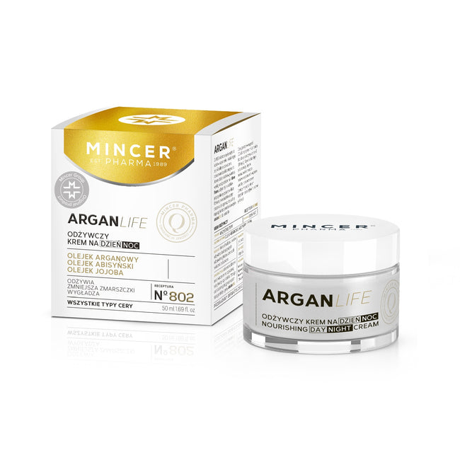 Mincer Pharma ArganLife odżywczy krem na dzień i noc No.802 50ml