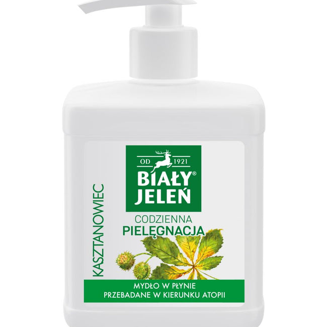 Biały Jeleń Hipoalergiczne mydło w płynie z ekstraktem z kasztanowca 500ml
