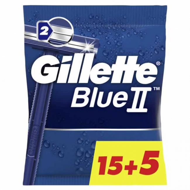Gillette Blue II jednorazowe maszynki do golenia 20szt.