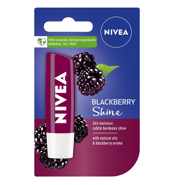 Nivea Beauty Touch zestaw Fresh Blends Banan i Acai żel pod prysznic 300ml + Pearl & Beauty Black Pearl antyperspirant spray 150ml + Blackberry Shine pomadka do ust 4.8g