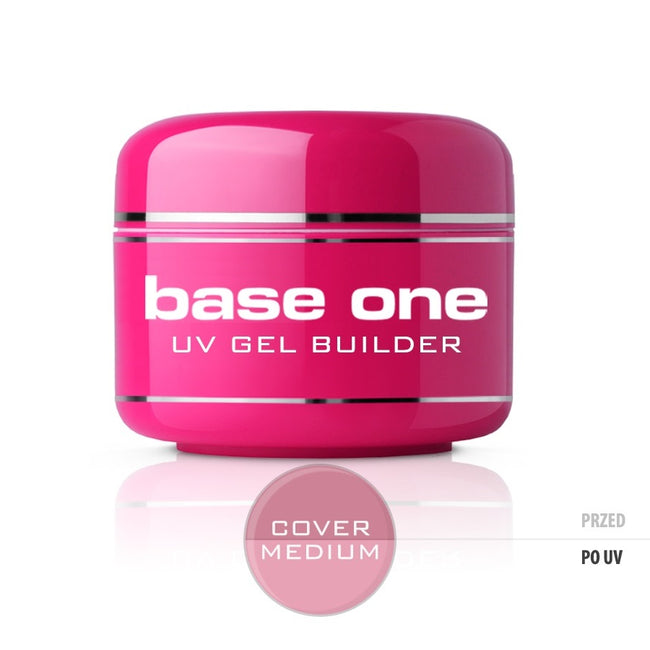 Silcare Base One Cover Medium maskujący żel UV do paznokci 50g