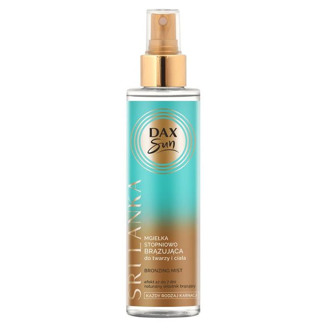 Dax Sun Mgiełka stopniowo brązująca do twarzy i ciała Sri Lanka 200ml