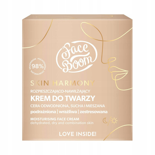 Face Boom Skin Harmony rozpieszczająco-nawilżający krem do twarzy Czarujący Adorator 50ml
