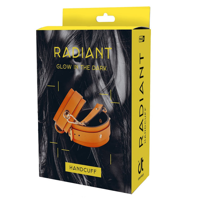 Dream Toys Radiant Handcuff kajdanki świecące w ciemności Orange