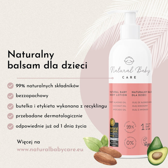 Natural Baby Care Naturalny balsam do ciała dla dzieci 200ml