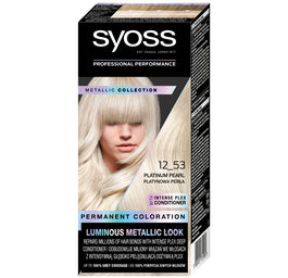 Syoss Permanent Coloration farba do włosów trwale koloryzująca 12-53 Platynowa Perła