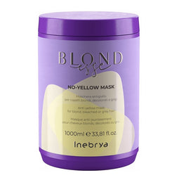 Inebrya Blondesse No-Yellow Mask maska do włosów blond rozjaśnianych i siwych 1000ml