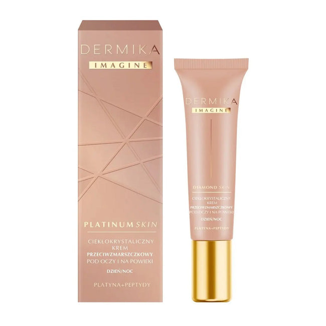 Dermika Imagine Platinum Skin ciekłokrystaliczny krem przeciwzmarszczkowy pod oczy i na powieki 15ml