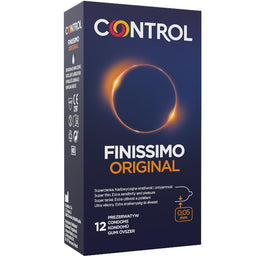 Control Finissimo Original bardzo cienkie prezerwatywy z naturalnego lateksu 12szt.