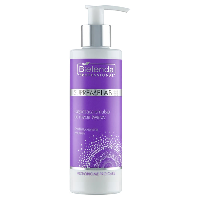Bielenda Professional SupremeLab Microbiome Pro Care łagodząca emulsja do mycia twarzy 175g