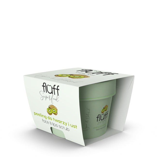 Fluff Face And Lips Scrub peeling do twarzy i ust Kiwi 80g
