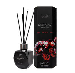 LORIS Diamond Exclusive Reed Diffuser dyfuzor zapachowy z patyczkami Rubin 110ml