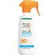 Garnier Ambre Solaire Kids Sensitive Advanced spray ochronny dla dzieci SPF50+ 300ml