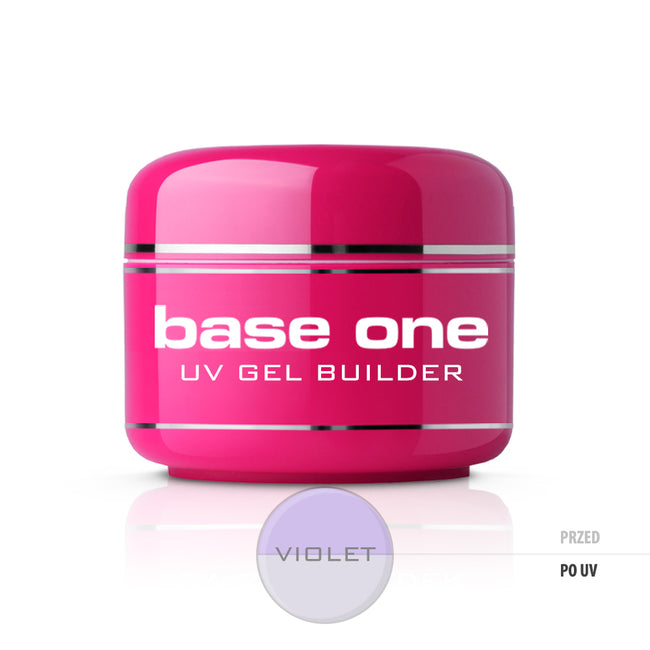 Silcare Gel Base One żel budujący do paznokci Violet 50g