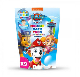 Paw Patrol Colour Bath Tabs barwinki koloryzujące do kąpieli 9x16g