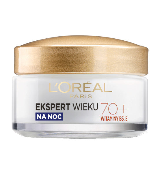 L'Oreal Paris Ekspert Wieku 70+ przeciwzmarszczkowy krem odżywczy na noc 50ml