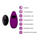 Unimil Discreet Clitoral Massager dyskretny wibrator do stymulacji łechtaczki