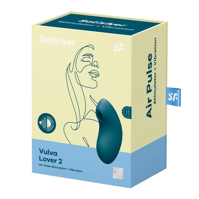 Satisfyer Vulva Lover 2 stymulator łechtaczkowy z wibracjami Navy