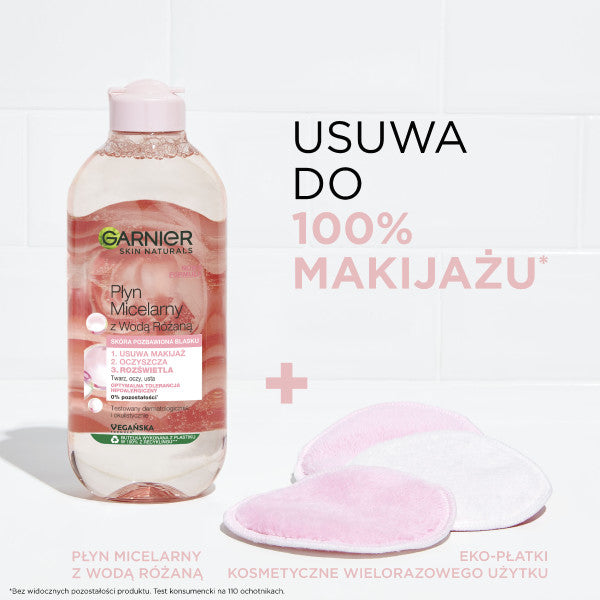 Garnier Skin Naturals płyn micelarny z wodą różaną 400ml