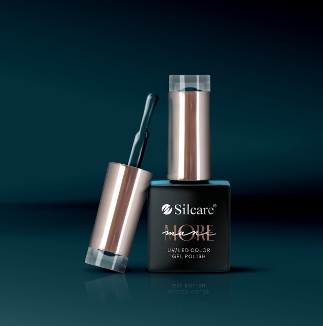 Silcare Mani More Set zestaw witaminowa baza hybrydowa 10g + lakier hybrydowy do paznokci 3x10g + lakier nawierzchniowy 10g